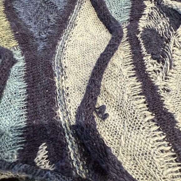 Cuggi Cardigan Sweater, Blue, Size L - Picture 15 of 15